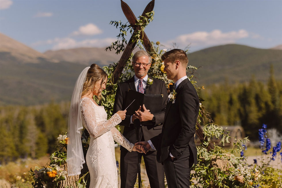 Breckenridge Wedding Planner - Ten Mile Station Wedding - Breckenridge Wedding Ceremony