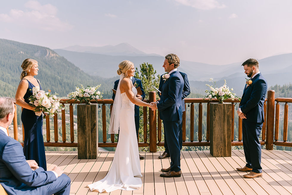 Breckenridge Colorado Wedding - The Lodge at Breckenridge Wedding - Breckenridge Wedding Ceremony