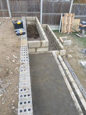 Garden work in progress Leigh on Sea
