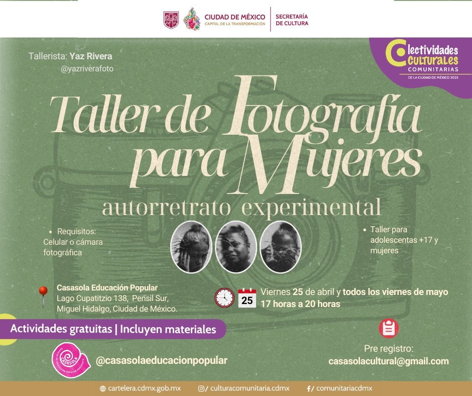 Taller de fotografía para mujeres