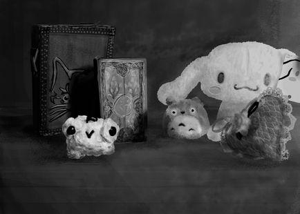 Digital still life black and white