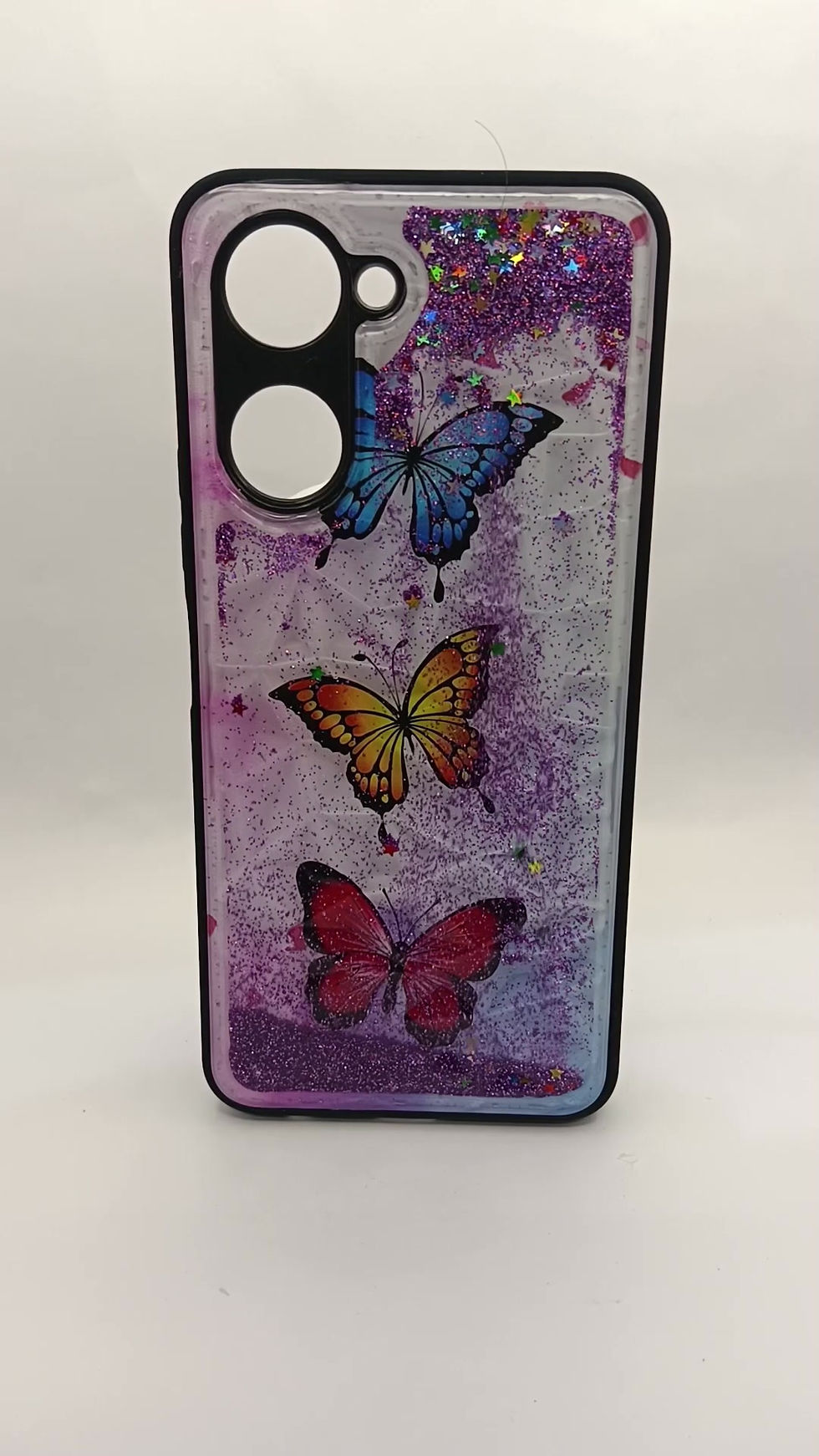 Thumbnail: Vivo Y18 Designer Mobile Case Printed Water Glitter For Girls