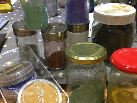 Exploring and choosing mediums.