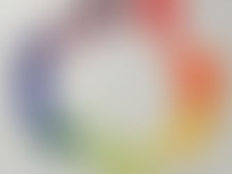 Looking at colours and how they relate to each other with a first split primary pallette.