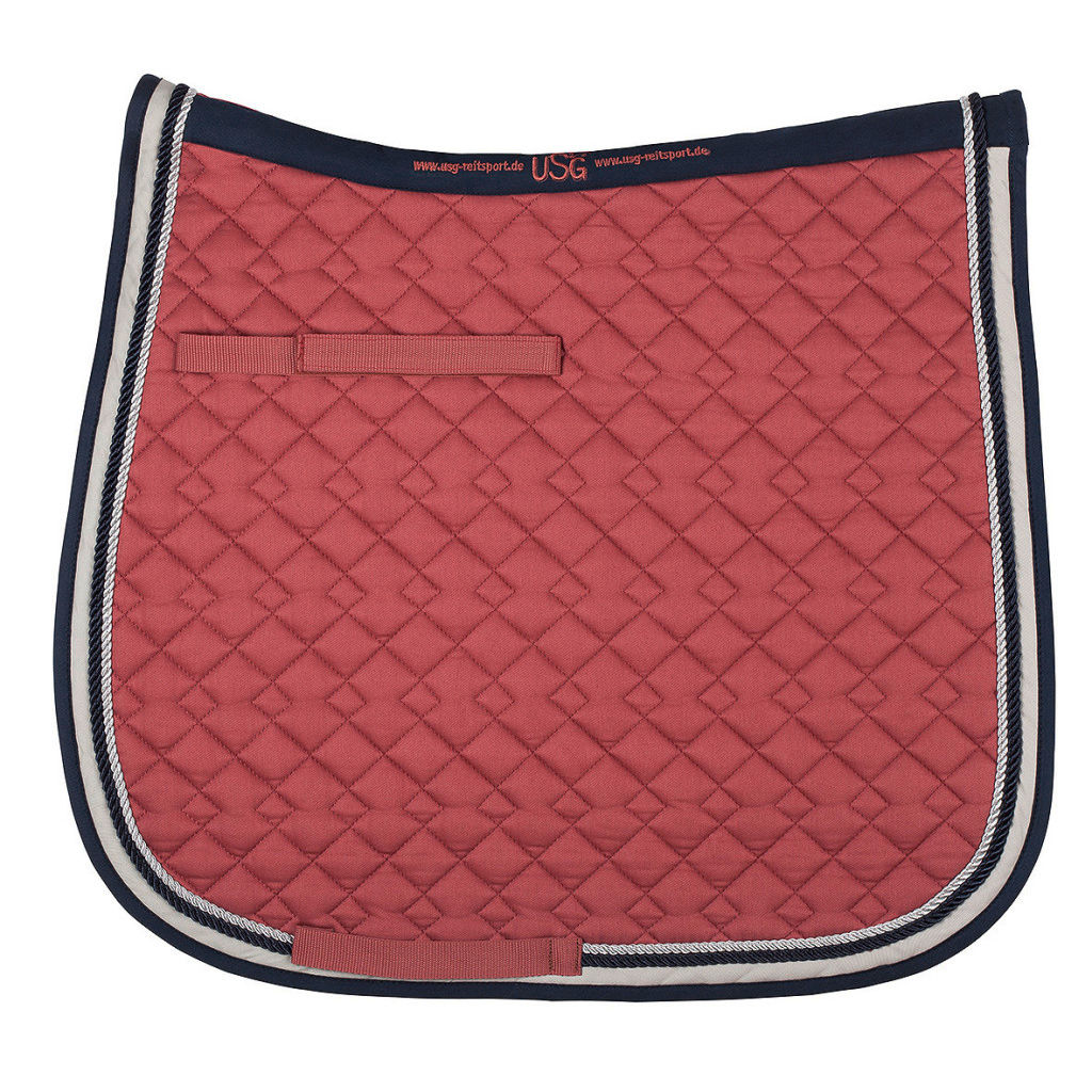 USG Saddle Pad in Marsala & Navy