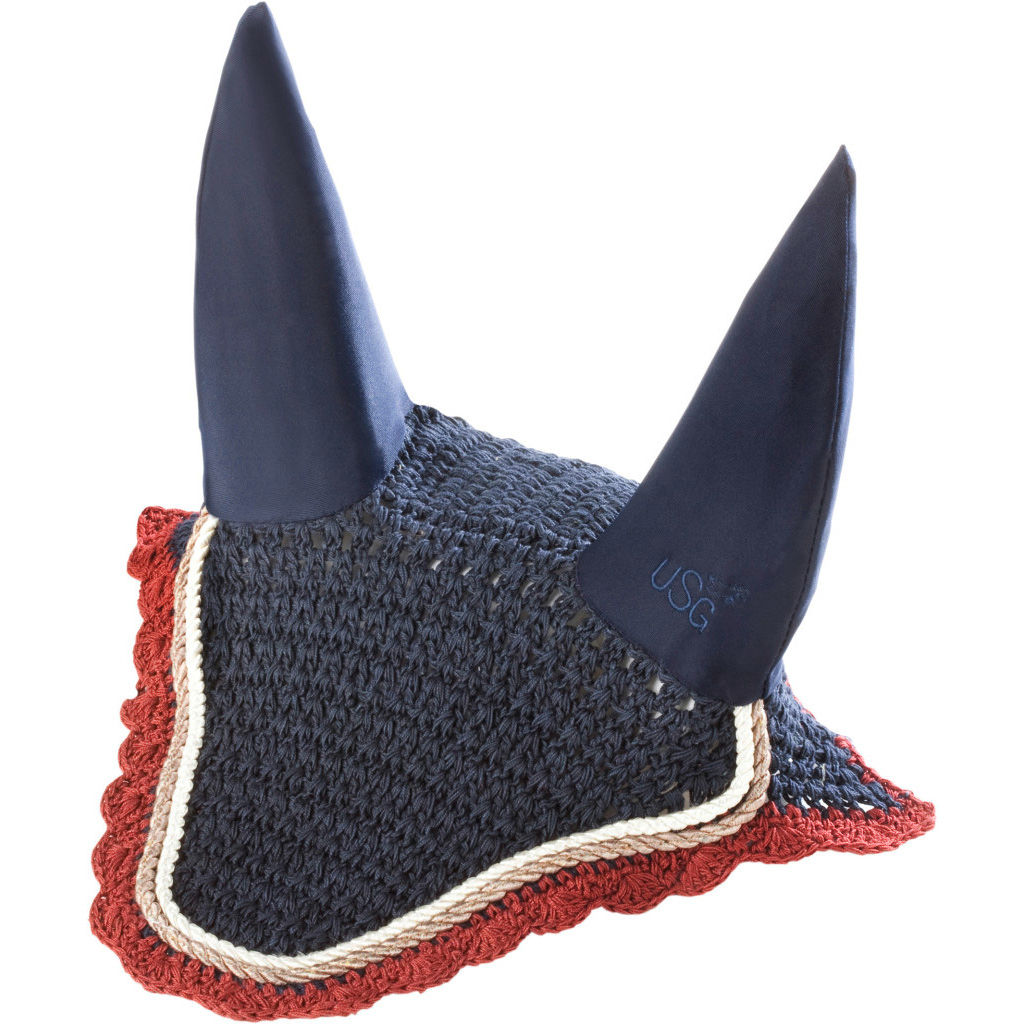 USG Fly Veil in Navy & Red