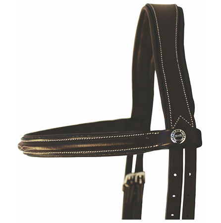 Thumbnail: 5099 Henri de Rivel Pro Mono Crown Fancy Bridle