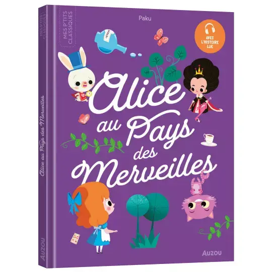 alice au pays des merveilles, livre, auzou