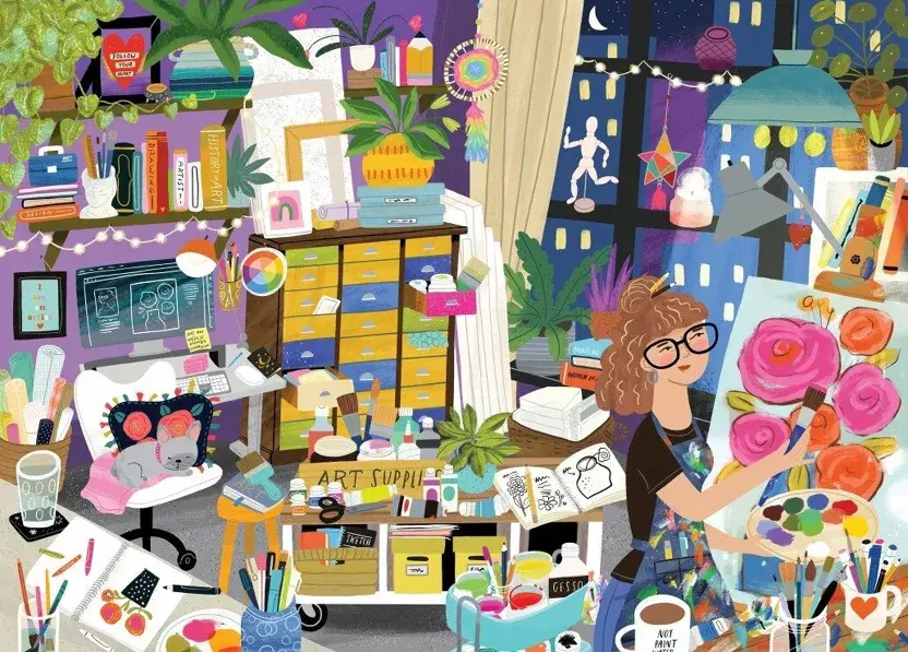 Miniature : Puzzle 1000 pièces _ L'atelier d'art