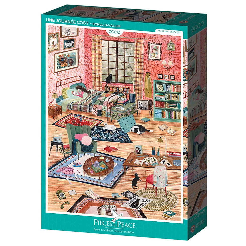 Puzzle 2000 pièces _ Une journée Cosy