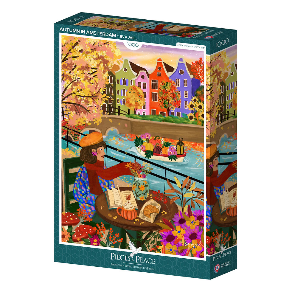 Puzzle 1000 pièces L'automne à Amsterdam
