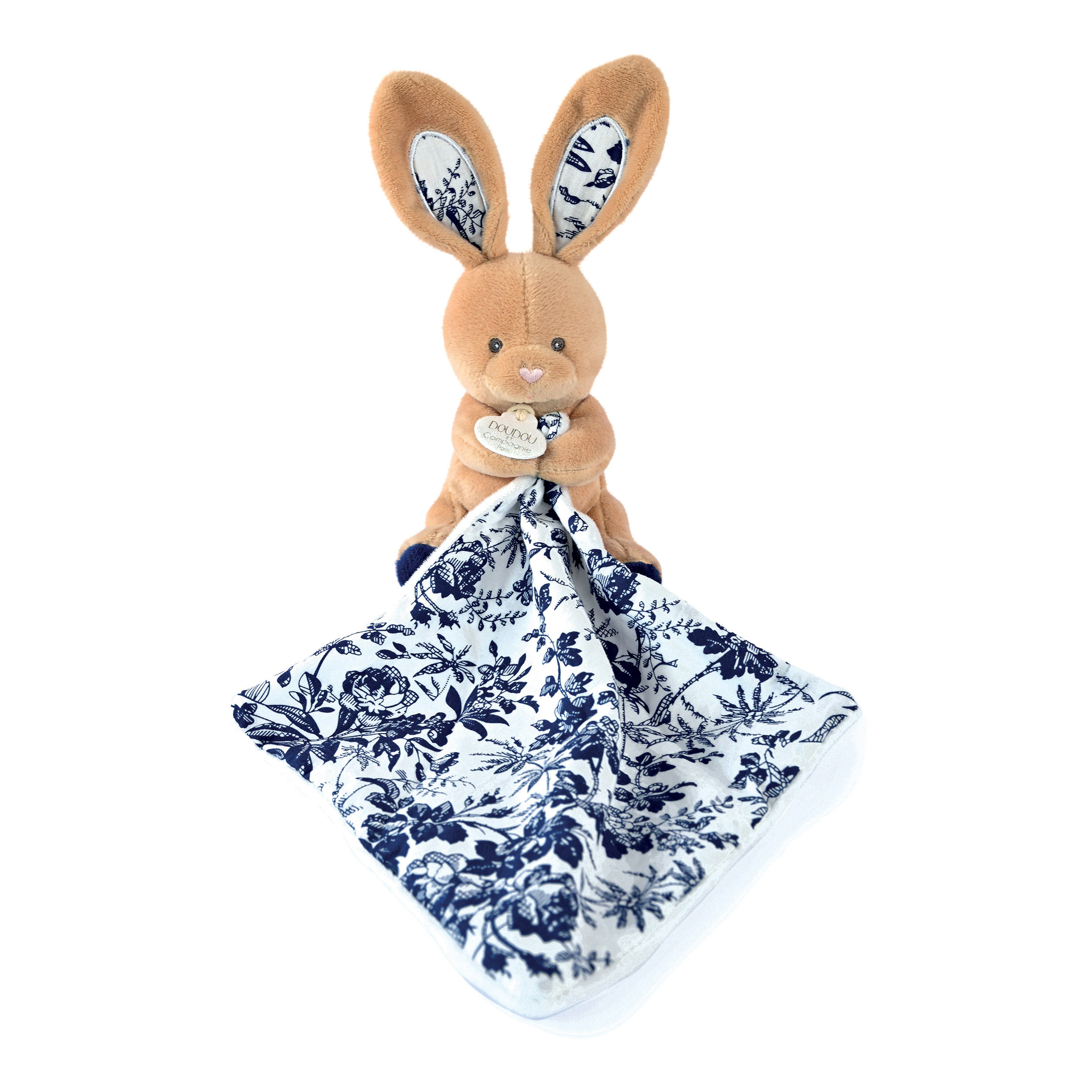 Doudou Lapin Boh'aime bleu, doudou et compagnie