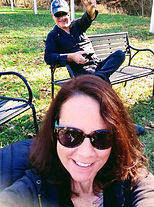 Dean and Vicki at outdoor venue