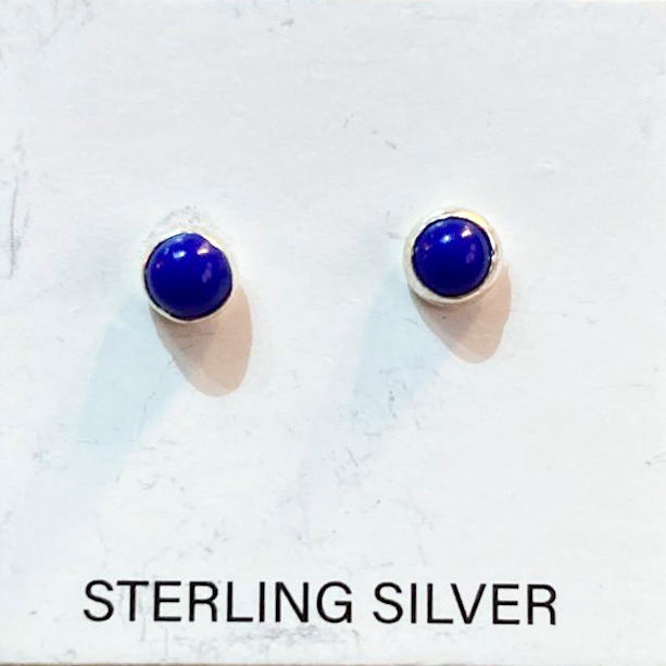 Thumbnail: Lapis Ear Studs