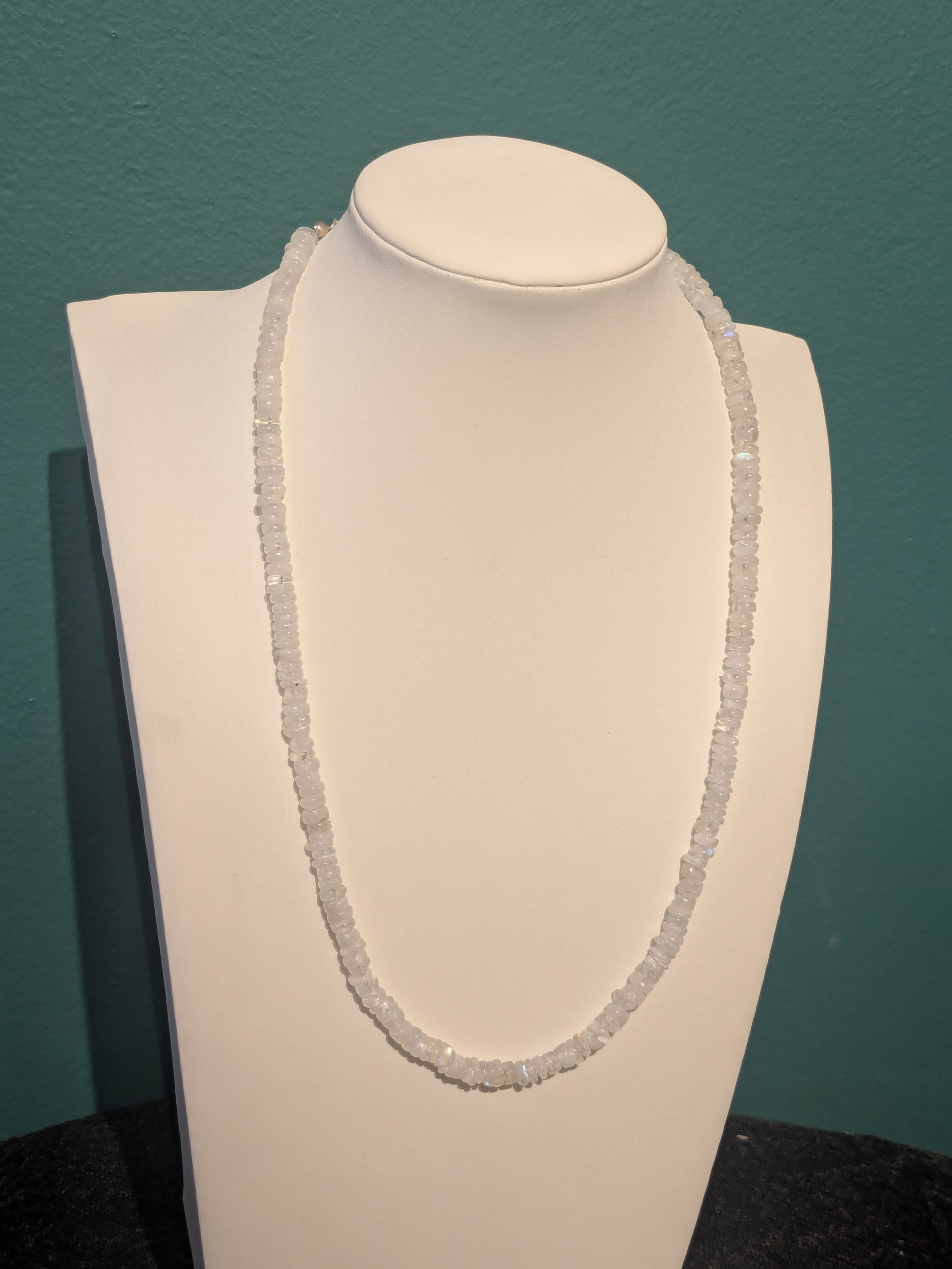 Moonstone Necklace 5mm Beads