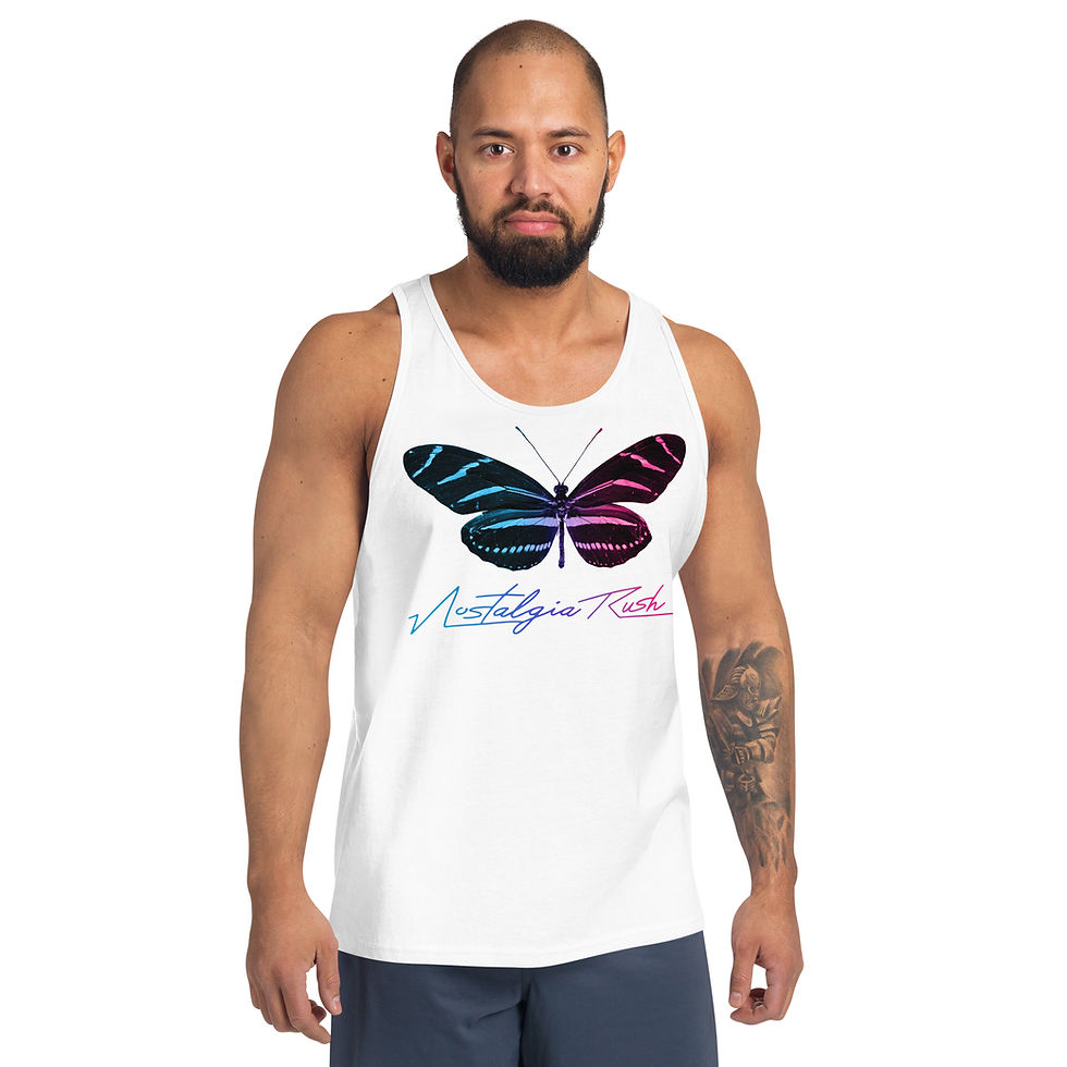 Thumbnail: Zebra Longwing - Men's Tank Top