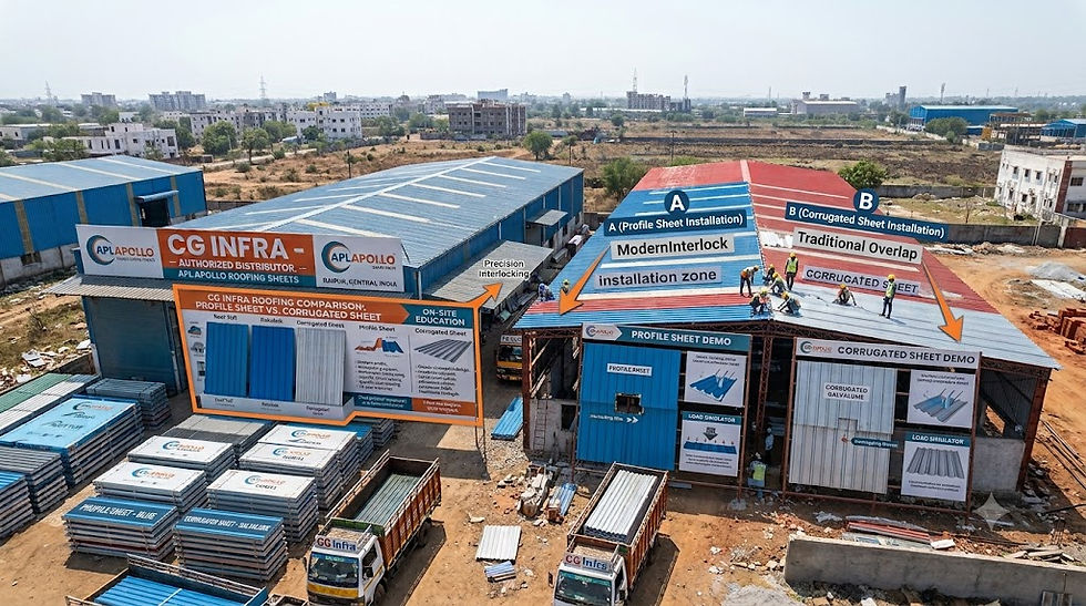 Profile Sheet vs Corrugated Sheet: Key Differences