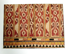 ボルネオ島（カリマンタン島）イバンダヤク族 イカット 手紡ぎ 古布