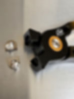 Rigit line clipper with tungsten coated replacement blades