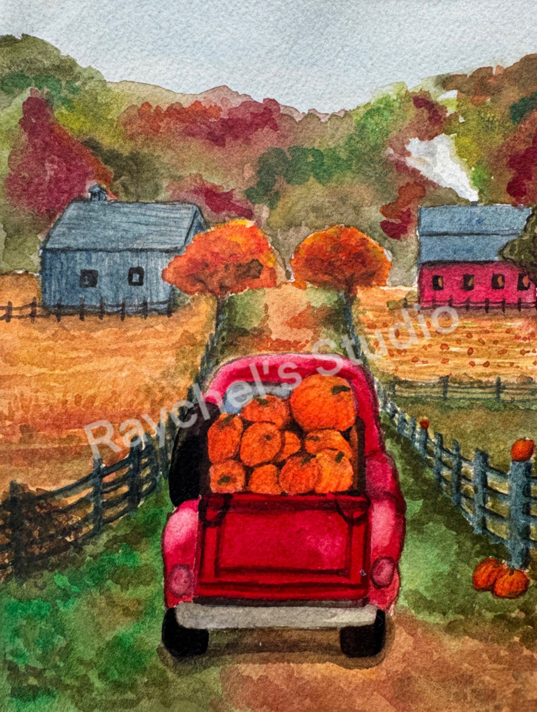 The Pumpkin Pickup - Print