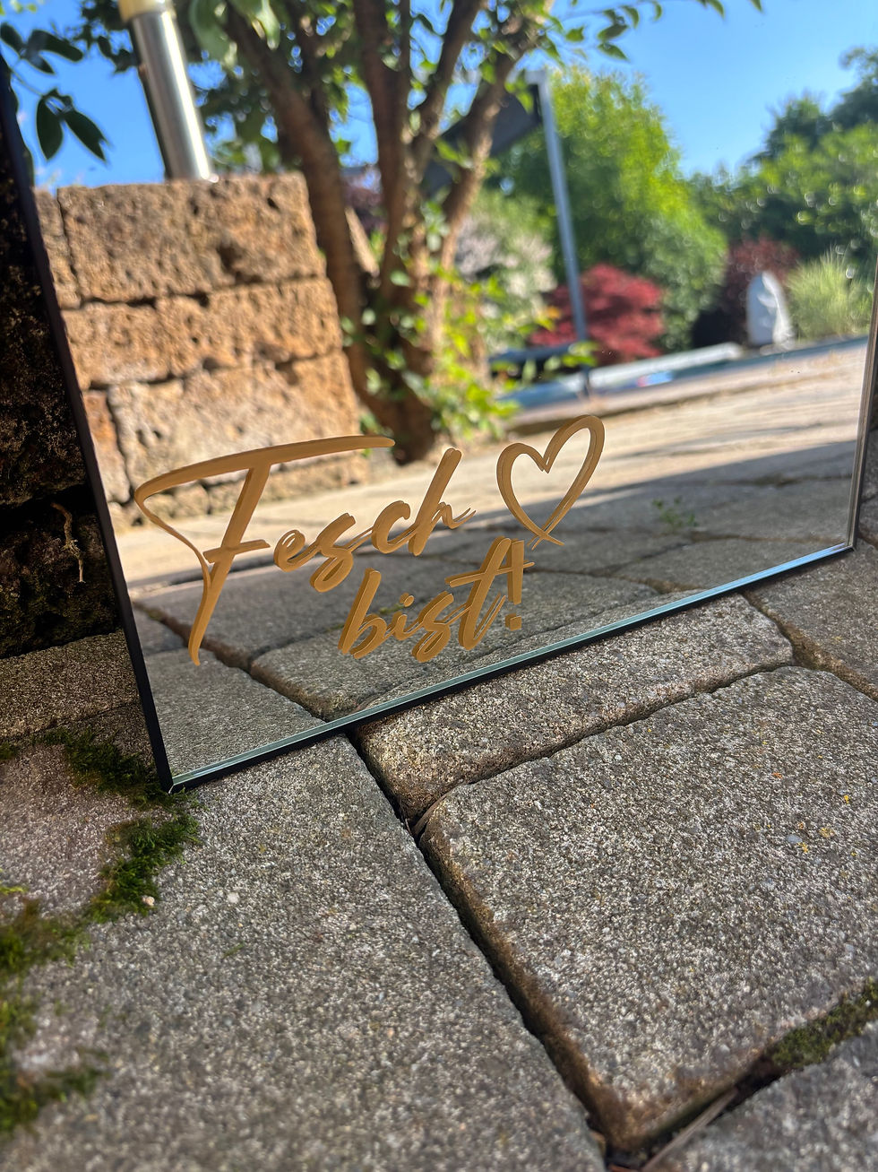 Miniaturbild: Sticker „Fesch bist!“
