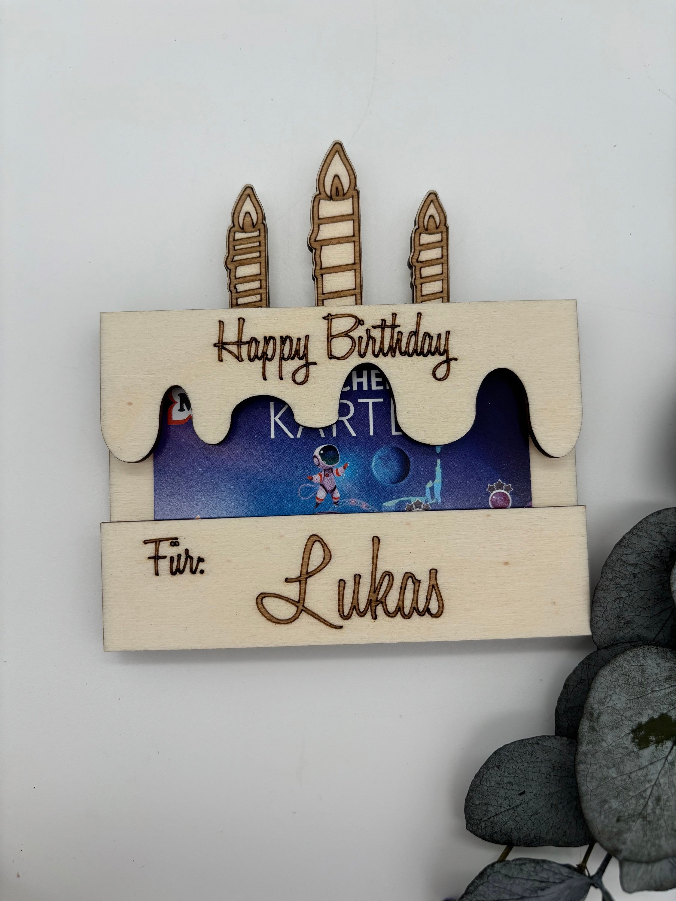 Gutscheinkarte „Torte“