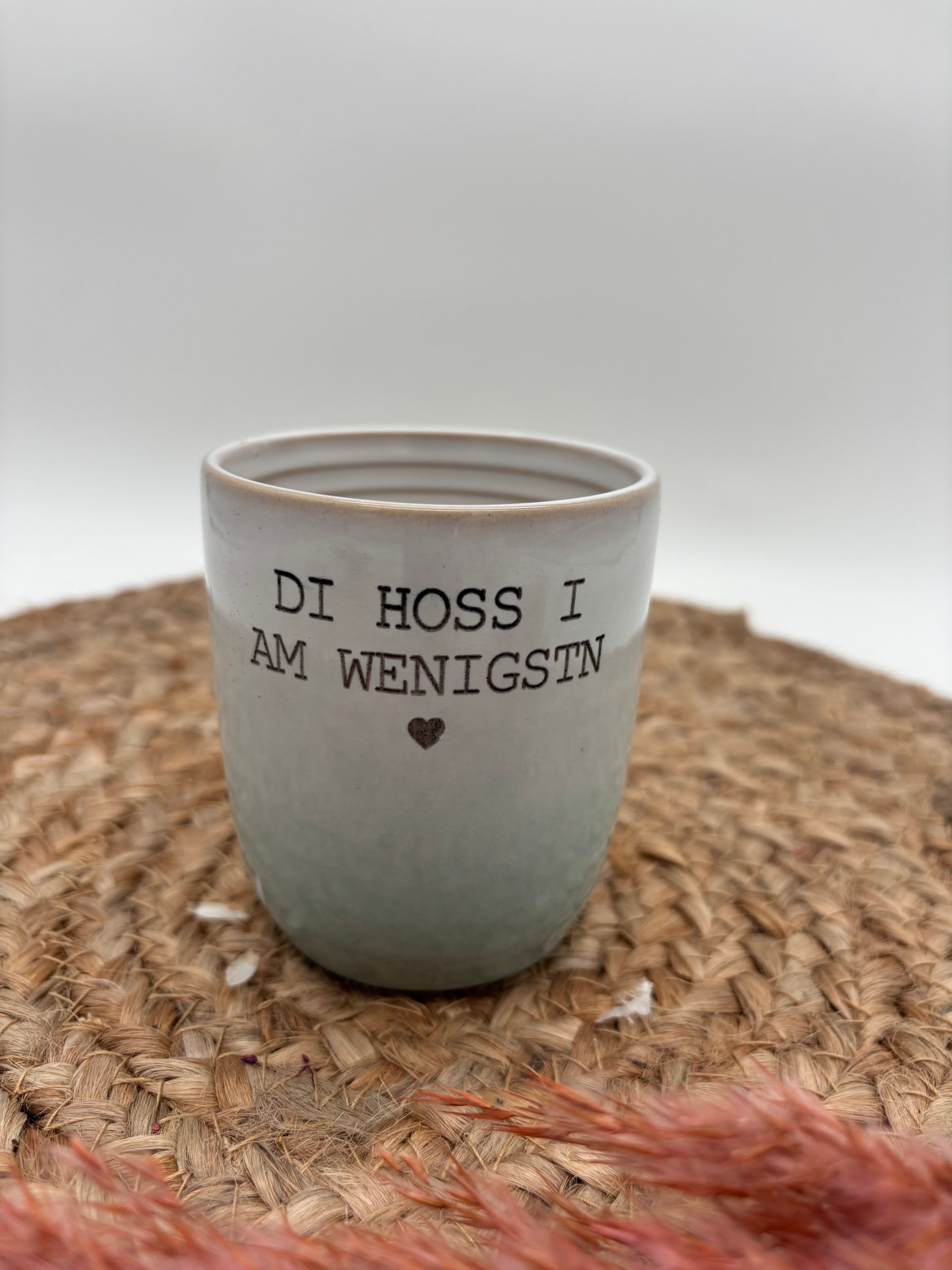 Tasse di hoss i am wenigstn EINZELSTÜCK 