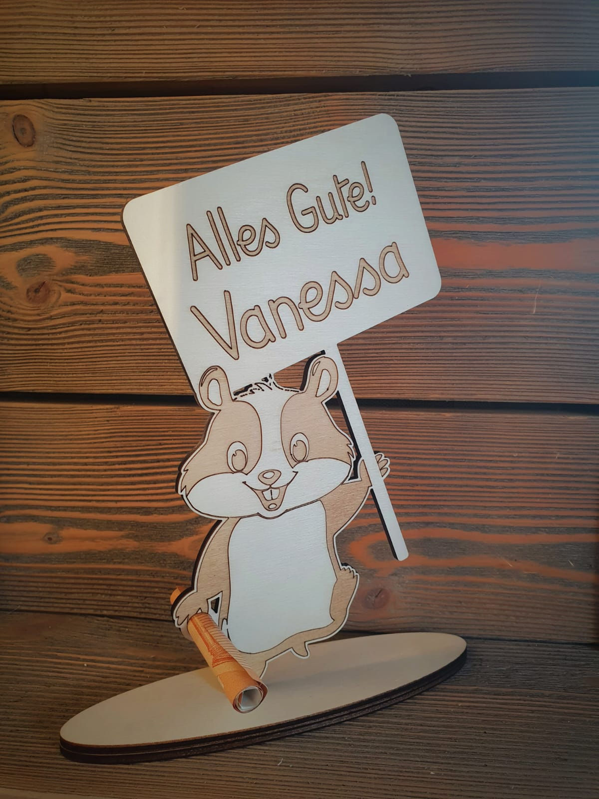 Geldgeschenk „Hamster“