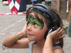 Stoere draak schmink