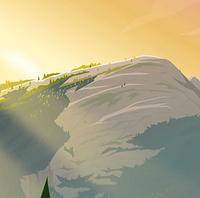Éclairage vintage sur montagne – affiche Chartreuse