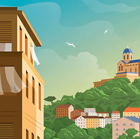 Focus affiche de ville – Vieux port de Marseille
