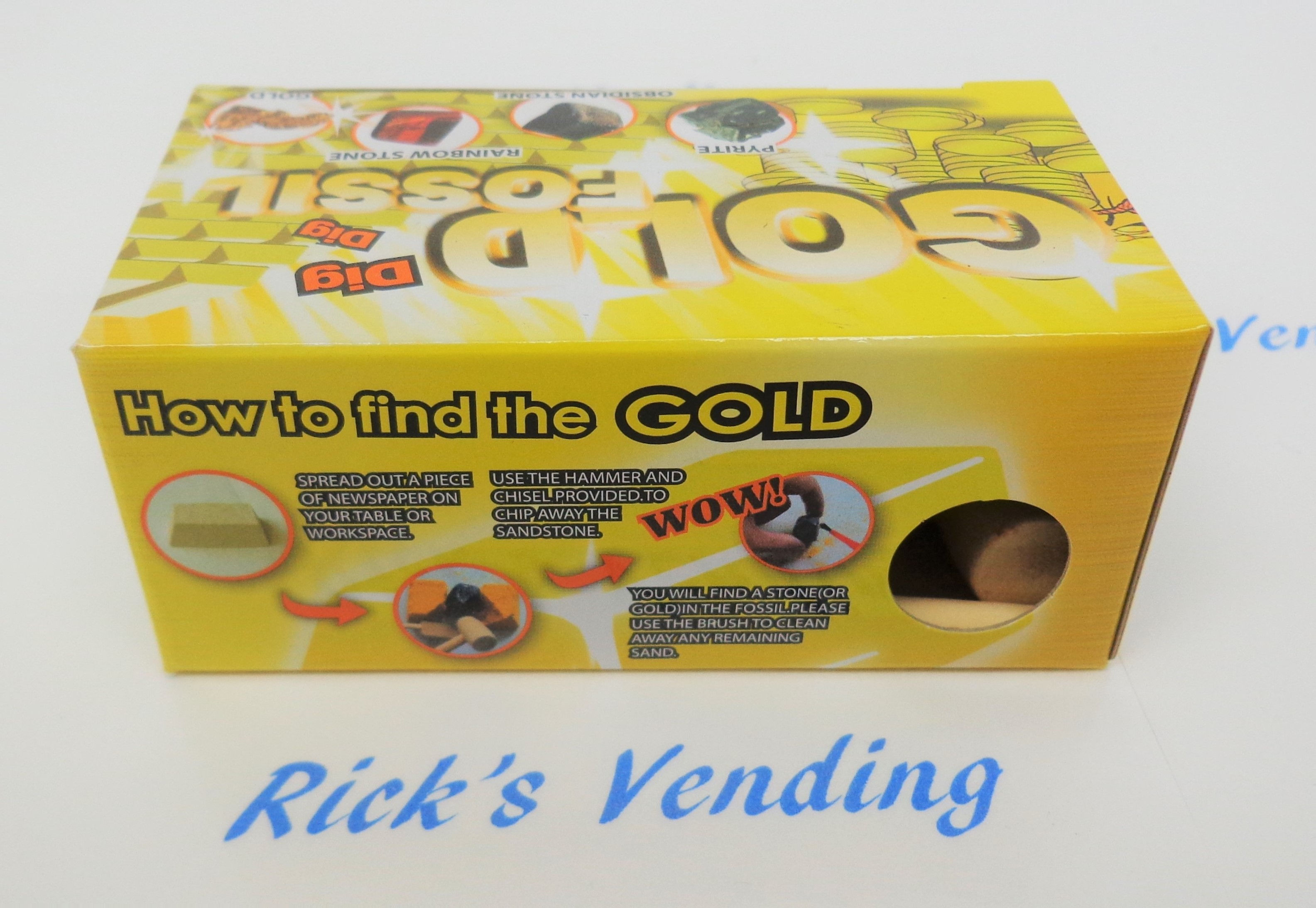 Gold Fossil Dig Excavation Kit