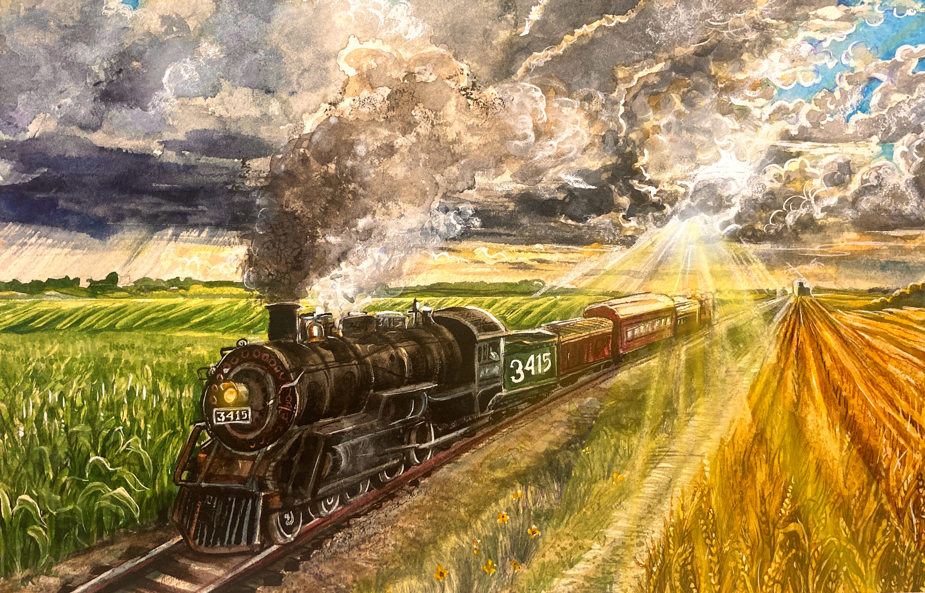 “Summer Day on the A&SV Railroad”