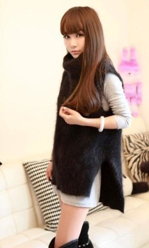 Mink Cashmere Vest Sweater