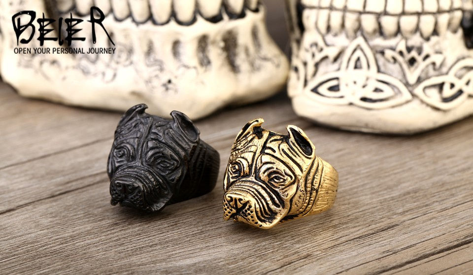 316L Stainless Steel Titanium Animal Pit Bull Dog