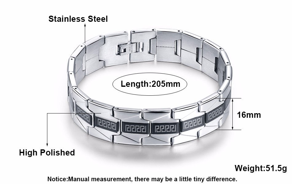 Thumbnail: Stainless Steel Men's Bracelet