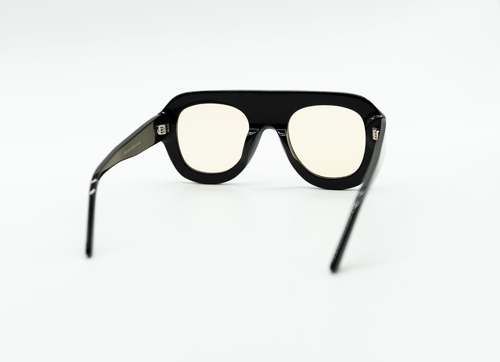 Miniatura: Lentes Oversized ALFREDO MARTINEZ Black & Yellow