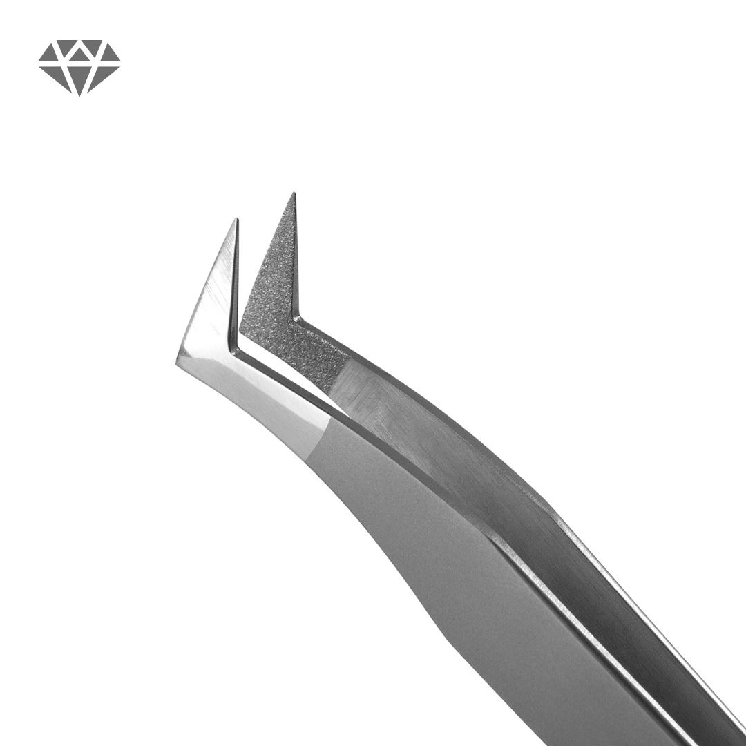 Lovely - Eyelash Extension Tweezers Diamond series, Mini Boot