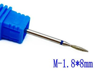 Diamond Bit "Flame" 1,8mm Blue - China