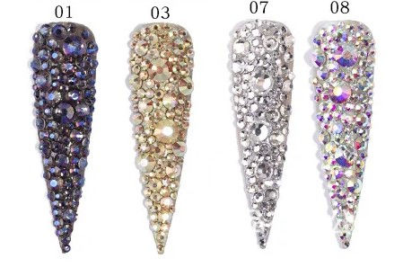 Thumbnail: Mix-size Flat  Nail Crystal