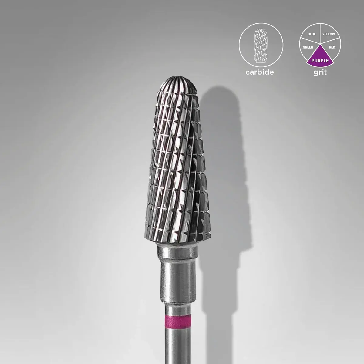 Staleks - Carbide Nail Drill Bit “Frustum” Purple diameter 6mm/ 14mm