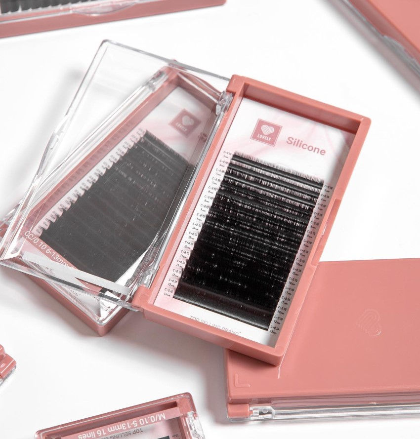 Thumbnail: D 0.10 - Lovely Eyelash Extensions "Silicone"
