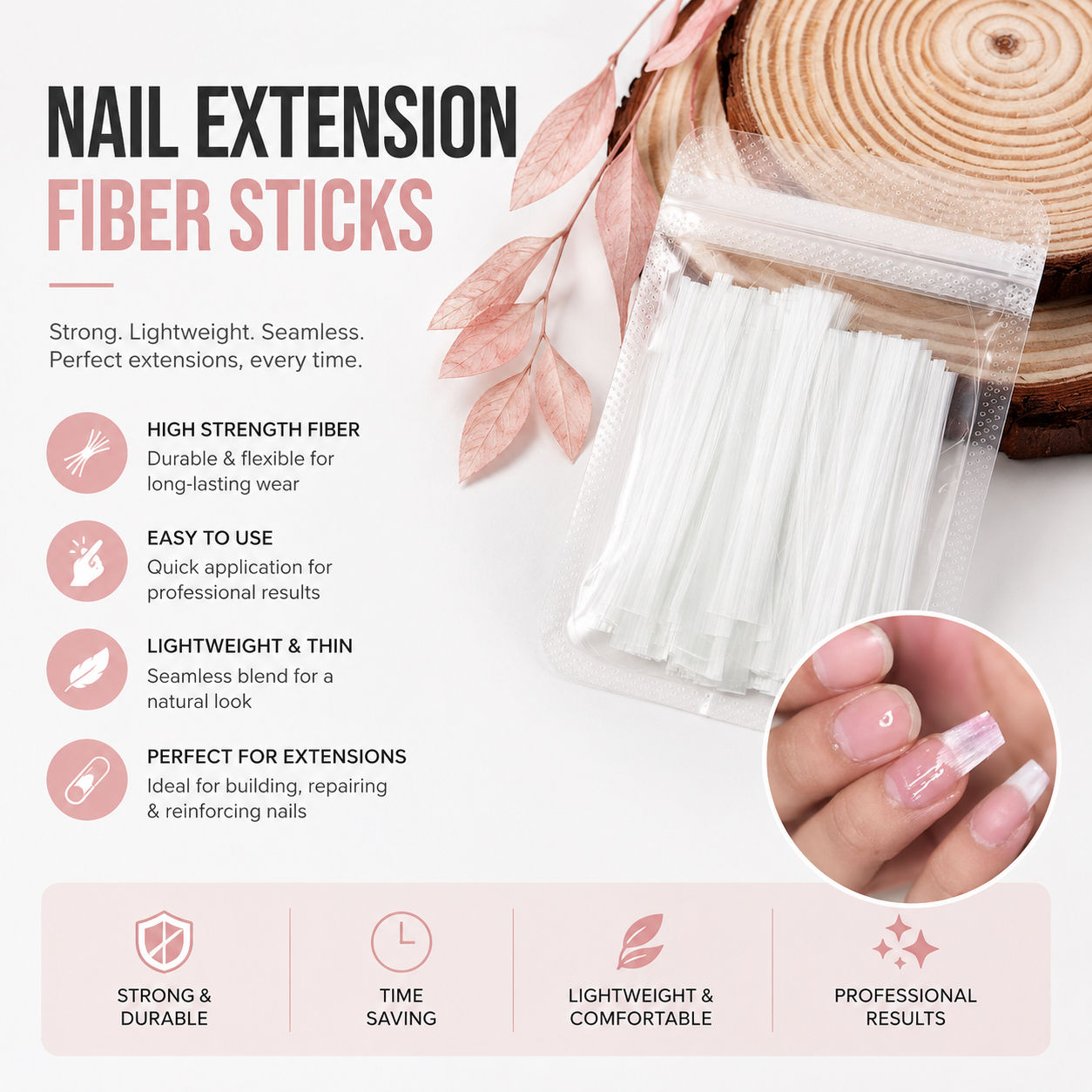 Nail Extension - Fiber Sticks