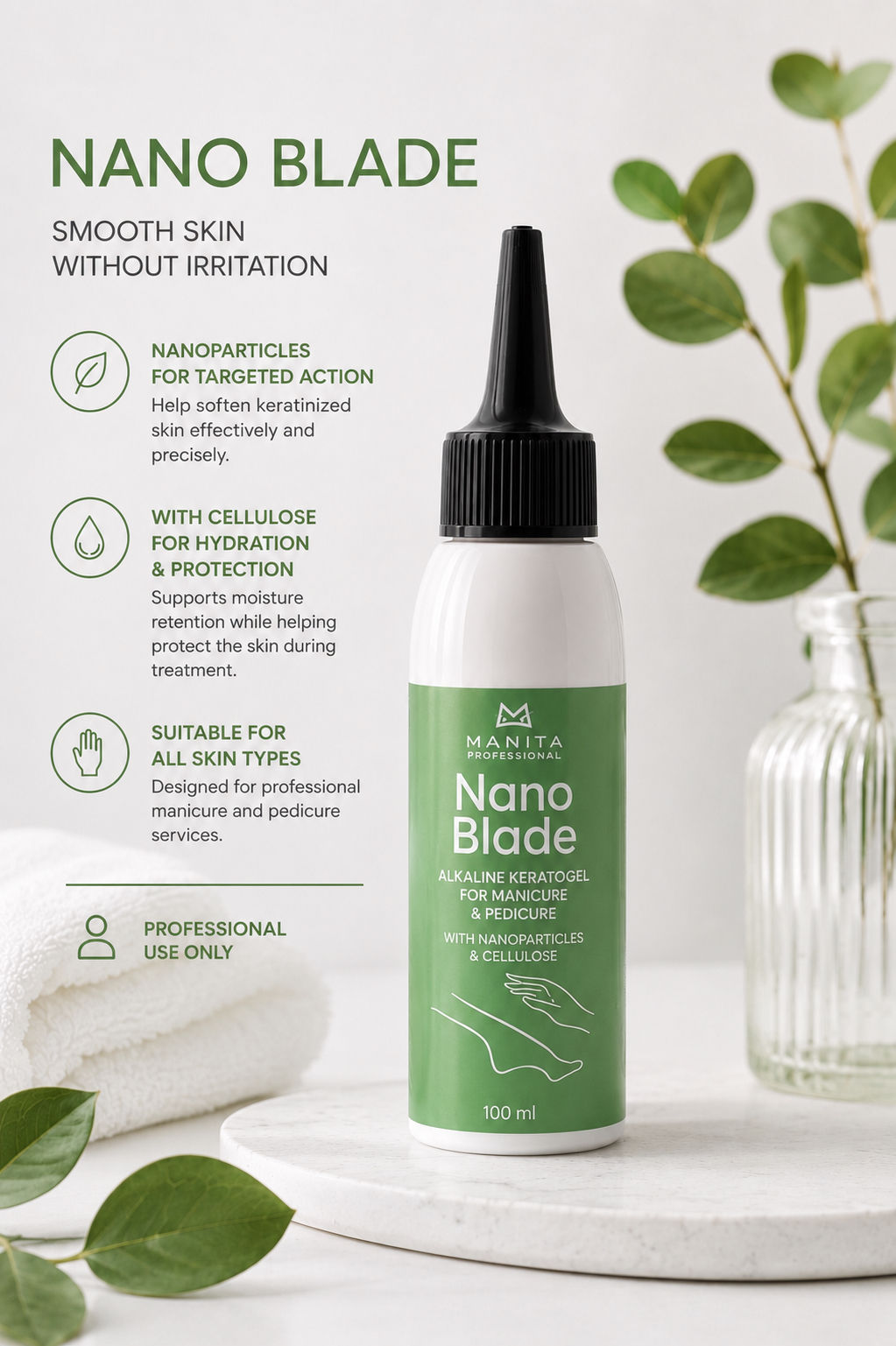 MANITA - Professional Nano Blade, 100 ml