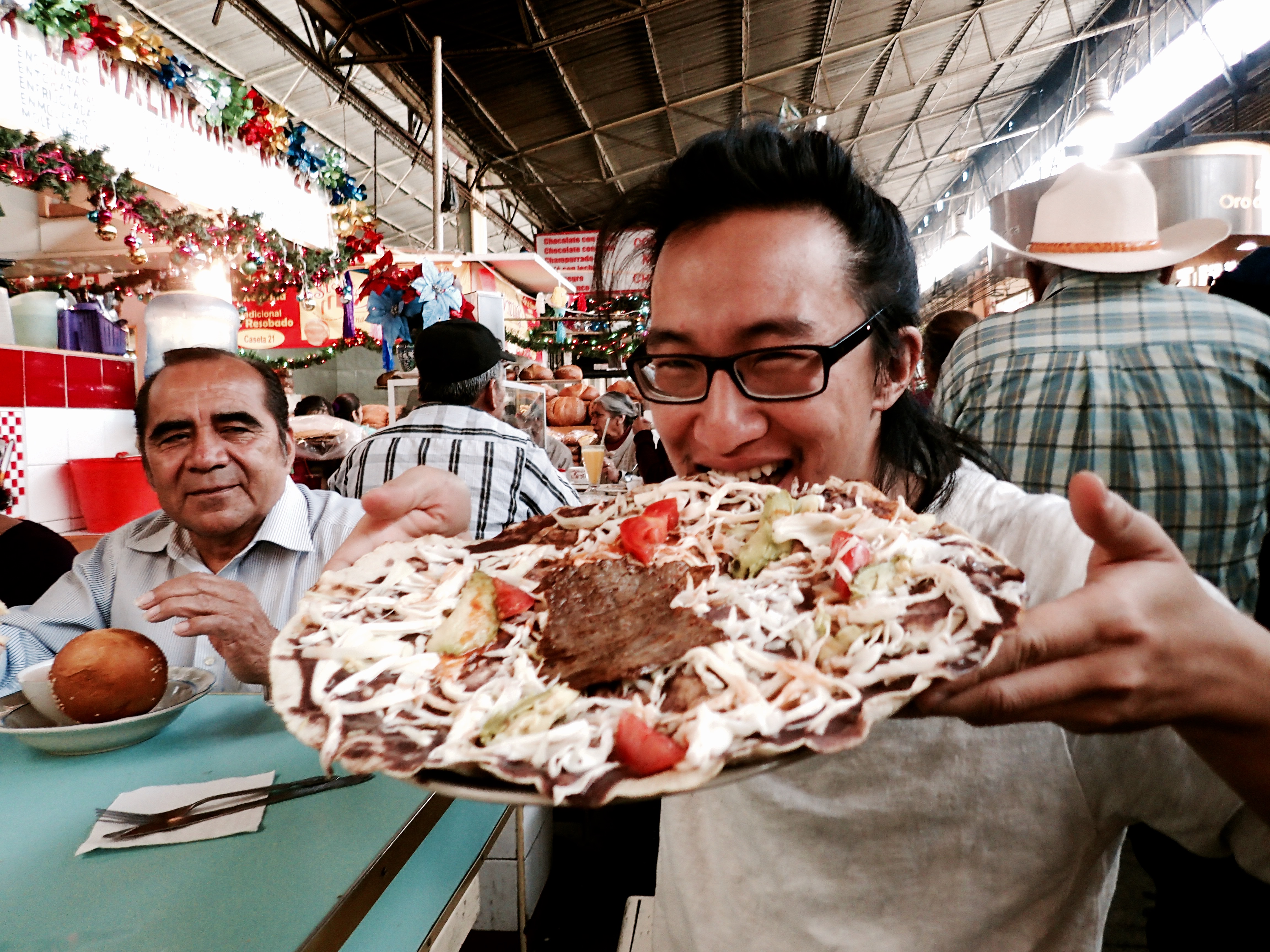 Food in Oaxaca.