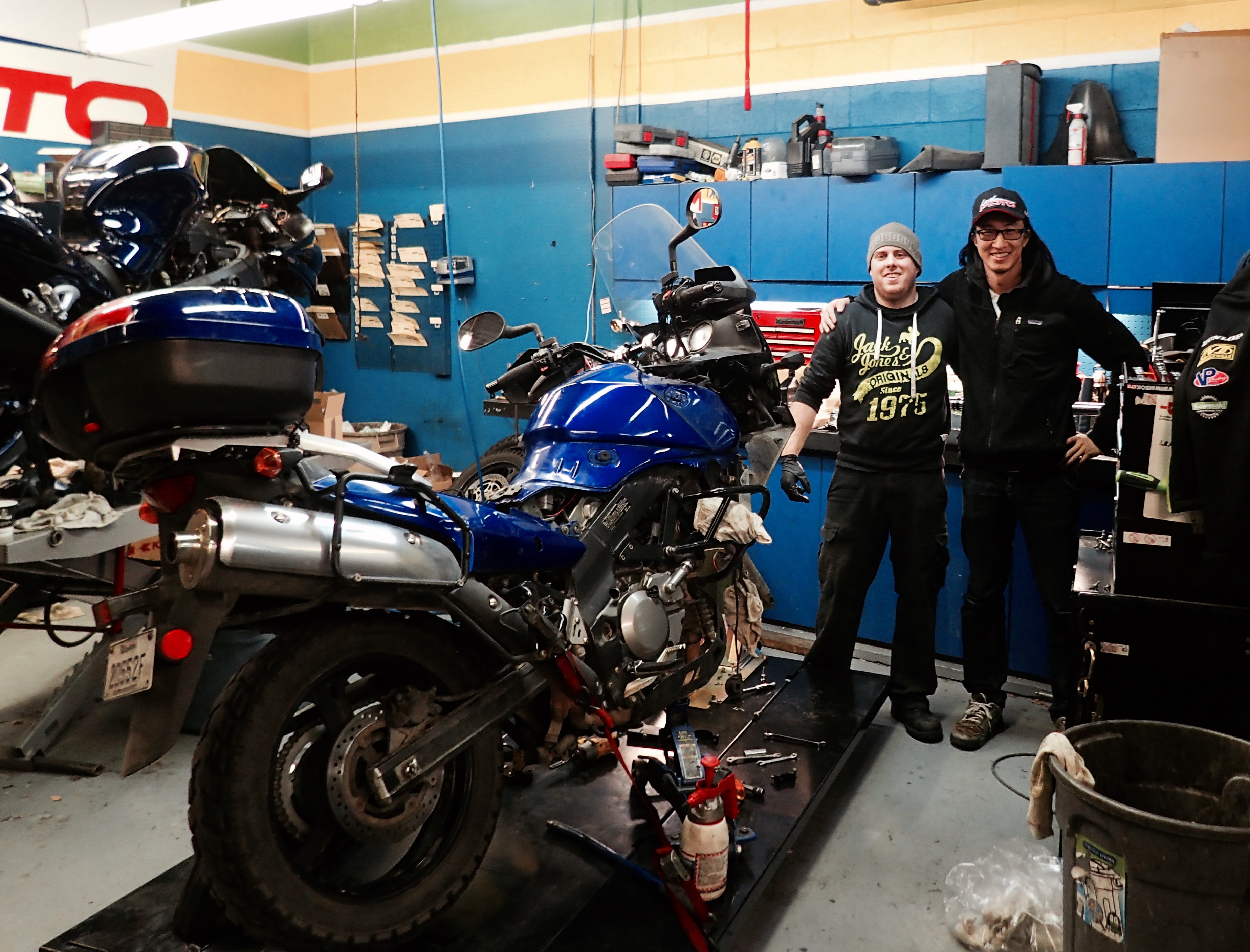 Moto check up.