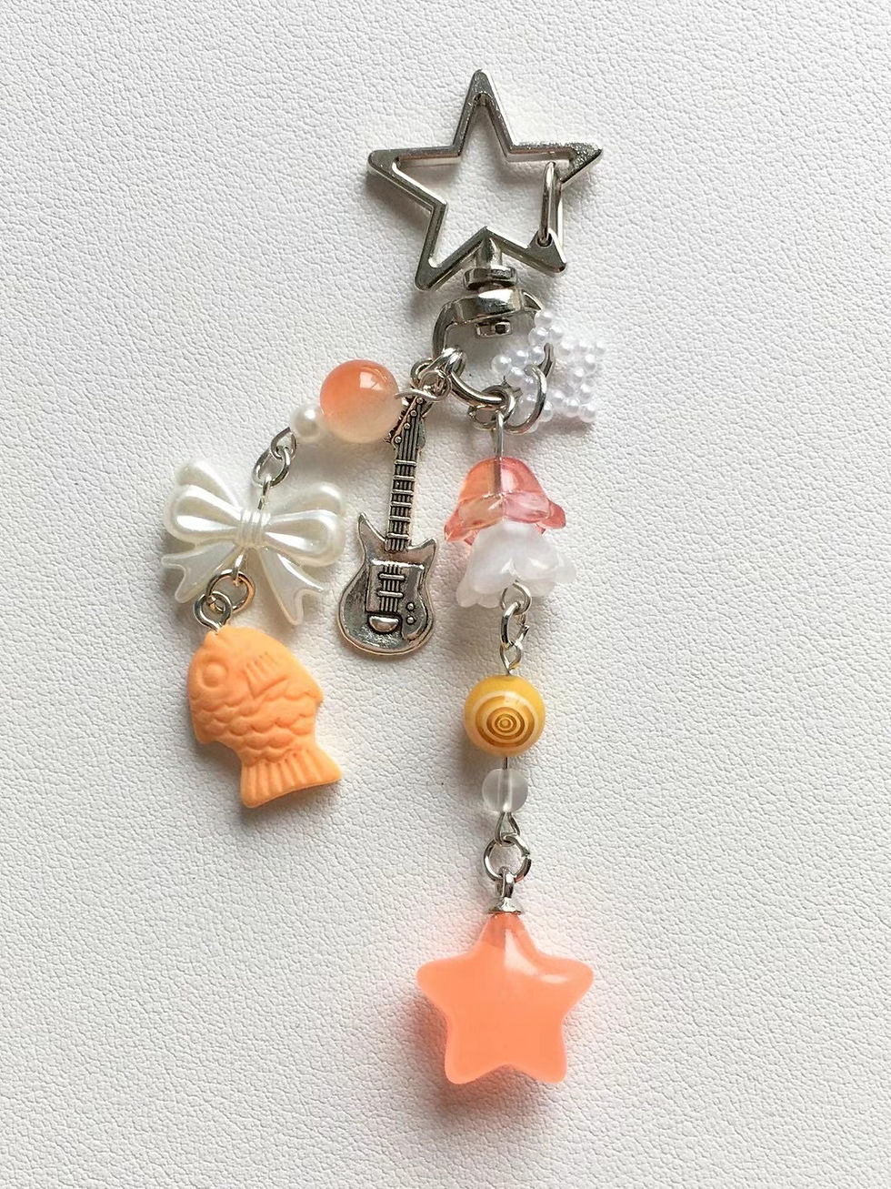 Korean Whimsical Charm Keychain