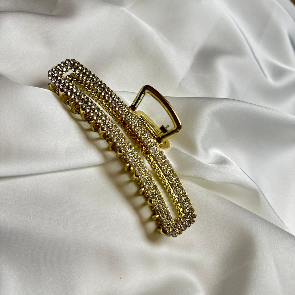 Glamorous Rhinestone Hair Clip
