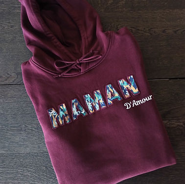 Sweat personalisé Mom's Fav MAMAN d'Amour