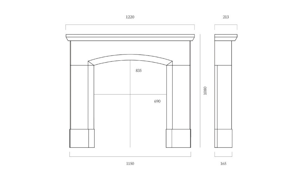 Thumbnail: Capital Olvera Stone Mantel